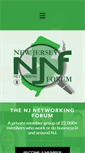 Mobile Screenshot of njnetworkingforum.org