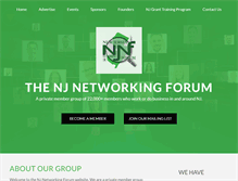 Tablet Screenshot of njnetworkingforum.org